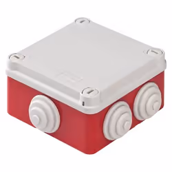 Gewiss GW44054R, Gris, Rouge, 2,9 cm, IP55, 100 mm, 50 mm, 100 mm