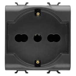 Gewiss GW12204 boitier de prise de courant Noir
