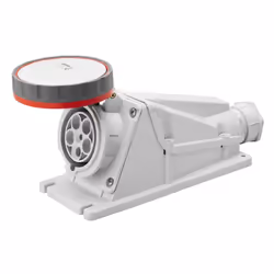 Prise murale pour usage industriel 3P+N+T 63A IP67 IK08