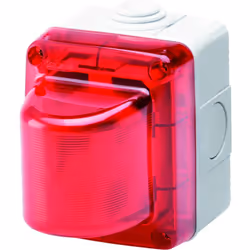 Spia di segnalazione rossa con attacco E14 serie 27 COMBI. Voyant rouge avec douille E14 série 27 COMBI. 27 Combi est un syst ...