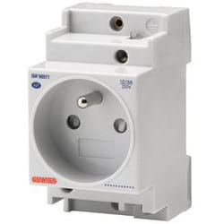 Gewiss GW96524 boitier de prise de courant Type E (FR) Blanc