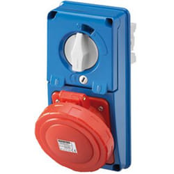 Gewiss GW66330N prise de courant Rouge