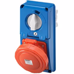 Gewiss GW66341N, 3P+T, 6 h, Rouge, IP67, 400 V, 32 A