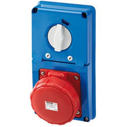 Gewiss GW66352N prise de courant Rouge