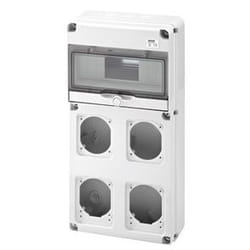 Gewiss GW68003N boitier de prise de courant Blanc