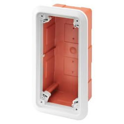 Gewiss GW66683N prise de courant Orange, Blanc