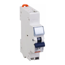 Disjoncteur 1 P+N C2 - 4,5 KA courbe C - 20 A - 1 module - Connexion auto / auto - Fixmatic - Gewiss