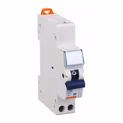 Disjoncteurs Phase + Neutre à connexion rapide Norme NF EN 60898 230 V~ Borne d'alimentation à connexion rapide pour peigne r ...