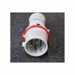 Fiche mobile droite rouge 3P+T 32A 380-415V 50-60Hz 6H CR borne sans vis IP44 GEWISS FICHE MOB.HP IP44 3P+T 32A 400V 6H CR Ta ...