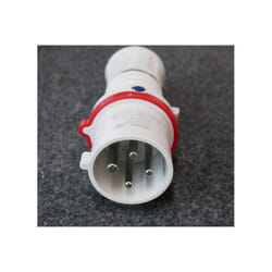 Fiche mobile droite rouge 3P+T 32A 380-415V 50-60Hz 6H CR borne sans vis IP44 GEWISS