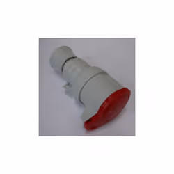 Prise mobile droite rouge HP 3P+T 16A 380-415V 50-60Hz 6H câblage rapide à clapet IP44 GEWISS PRISE MOB.HP IP44 3P+T 16A 400V ...