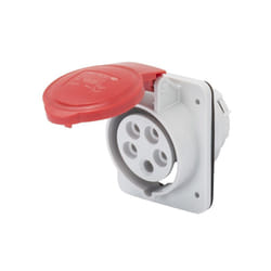 Gewiss - Prise fixe encastrée IP44/IP54 10° hp 32A - 3P+N+T