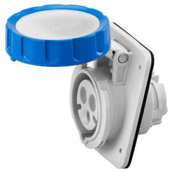 Gewiss GW62227H prise de courant Bleu, Blanc