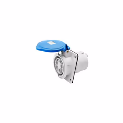 SOCLE PC 10° HP IP44 2P+T 63A 230V 6H GEWISS GW63216HSOCLE DE PRISE À ENCASTRER À 10° HP IP44/IP54 2P+T 63A 200-250V 50/60HZ ...