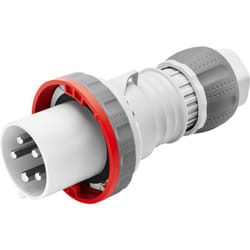 Gewiss - hp Straight Mobile Plug IP69 3P+N+E 63A 380-415V Red 6H Wiring Shell