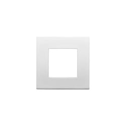 Gewiss - plaque dahlia 1 poste blanc GW35901AW