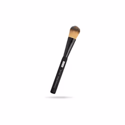 PUPA Milano Foundation Brush, Pinceau fond de teint, Arrondi, Dense, Synthétique, Noir