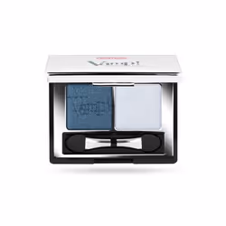 PUPA Milano Vamp! Compact Duo Eyeshadow, Crème, Bleu, Magnetic Blue, 2 couleurs, 2,2 g, Palette
