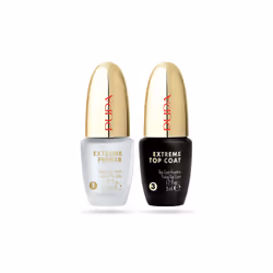 PUPA Milano Lasting Color Extreme, Vernis de base transparent, Vernis de finition, Transparent, Protection, Transparent, Rési ...