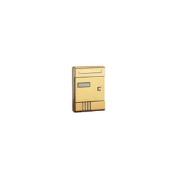 Alubox - Boîte aux lettres série Esse pour l'extérieur - cm.20,4x7x29h. en aluminium anodisé bronze