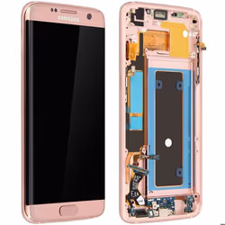 Ecran LCD pour Galaxy S7 Edge et Vitre Tactile de remplacement - Rose