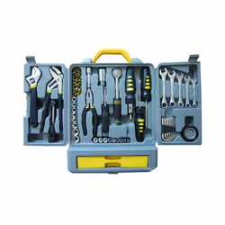 Ensemble d'outils Blinky Bk-102 - Coffret en plastique composé de : - Pince + Tournevis plat/Phillips - Clé à molette + Cliqu ...