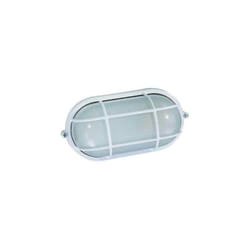 Plafonnier ovale blanc en aluminium Blinky Ovo 60 Watt