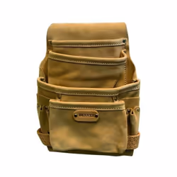 Sacs de charpentier Denver Cuir véritable 6 poches de différentes tailles 2 porte-marteaux Porte-crayon
