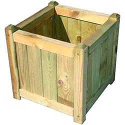 Blinky Bac à fleurs en bois Cipro 40x40 cm