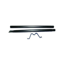 Poteaux pour Cassettes Américaines Fer Peint Noir H.cm. 152