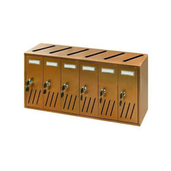 Blinky - Boîtes aux Lettres Vigor alu Cuivre K6 6-Box 62X17,5X30