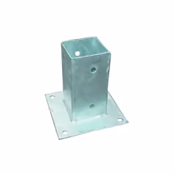 BASE GALVANISÉE BLINKY POUR POTEAU EN BOIS Mesures cm. 7x7x15