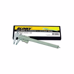 BLINKY Pied à coulisse Inox 1/20 Finition satinée Échelle graduée XXe 150 mm