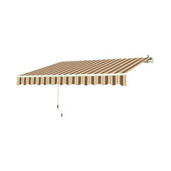 Roll Up Store 195X150 Blanc/Rouge - Blinky