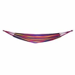 Hamac sac suspendu idéal pour le jardin et la terrasse, avec tissu en polyester et coton mélangés pesant 320 gr, avec des dim ...