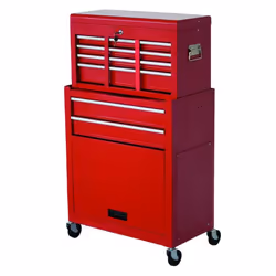 VUEMME Carrello portautensili, Caisse à outils, Métal, Rouge, 626 mm, 330 mm, 750 mm