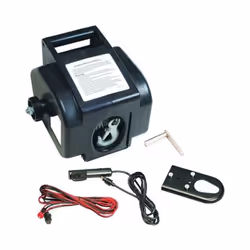 Treuils électriques Vigor Alimentation 12V dc 40 ampères 300 watts Câble en acier de 9 m Capacité de traction globale de 900 ...