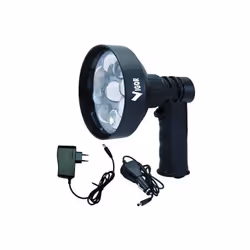 Lampes led vigor rechargeables Corps en aluminium Lithium 2,6ah 7,4v 9 led 1800lm Durée 50 min de recharge 3 h de recharge Ch ...