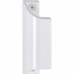 Poignée aileron profilée long 90mm Hoppe - Aluminium laqué blanc 9010.430