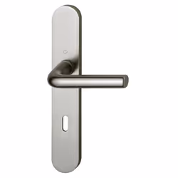 Ensemble ARLES type CLE L finition argent - HOPPE - 596195