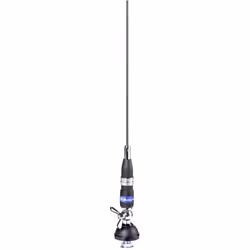 enquête Mini-antenne Puissance de sortie 80W Longueur de l'antenne 68 cm Matériau du projecteur : acier à ébarer Avec pied d' ...