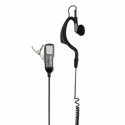 Midland MA21-SX, Avec fil, Casque, Noir, Gris