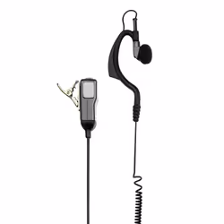 Midland MA21-LK, Avec fil, Casque, Noir, Gris