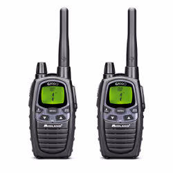 Midland G7 Pro Walkie Talkie, Réseau mobile professionnel (pmr), 69 canaux, 446.00625 - 446.09375 MHz, 10 m, LCD, AA