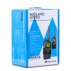 Midland G7 Pro Walkie Talkie radio bidirectionnelle 69 canaux 446.00625 - 446.09375 MHz Noir - Vue supplémentaire 5