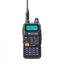 Midland CT590 S radio bidirectionnelle 128 canaux VHF 114 - 146/ UHF 430 - 440 Noir
