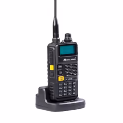 Midland CT590 S radio bidirectionnelle 128 canaux VHF 114 - 146/ UHF 430 - 440 Noir