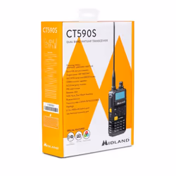 Midland CT590 S radio bidirectionnelle 128 canaux VHF 114 - 146/ UHF 430 - 440 Noir - Vue supplémentaire 5