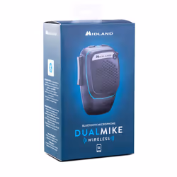 Midland Dual Mike Wireless Noir Microphone de smartphone