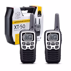 Midland XT50 Adventure, 24 canaux, 446.00625 - 446.09375 MHz, 8000 m, LCD, Alcaline, 54 mm